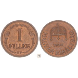 1 fillér 1938 BP