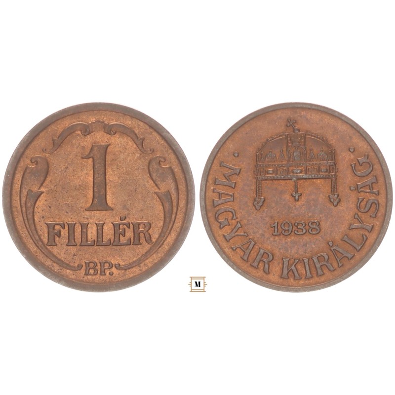 1 fillér 1938 BP 1 fillér 1938 BP