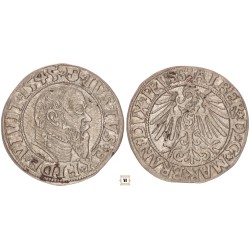 Porosz hercegség, Brandenburgi Albert garas 1545 Königsberg
