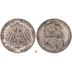 Bajorország, Prinzregent Luitpold 3 márka 1911 D