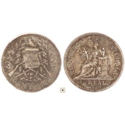 Guatemala 1/2 real 1895