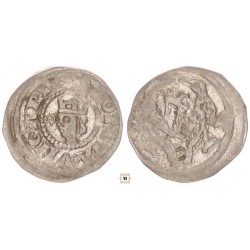 V. István /IV.Béla/ 1245/1270-72 denár ÉH 268 szigla