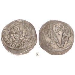 V. István /IV.Béla/ 1245/1270-72 denár ÉH 268 szigla