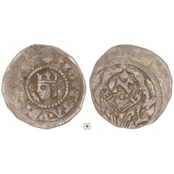 V. István /IV.Béla/ 1245/1270-72 denár ÉH 268 szigla