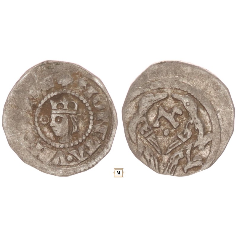 V. István /IV.Béla/ 1245/1270-72 denár ÉH 268 szigla V. István /IV.Béla/ 1245/1270-72 denár ÉH 268 szigla