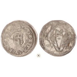 V. István /IV.Béla/ 1245/1270-72 denár ÉH 268 szigla