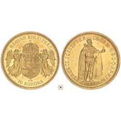 Ferenc József 10 korona 1896 KB, R!