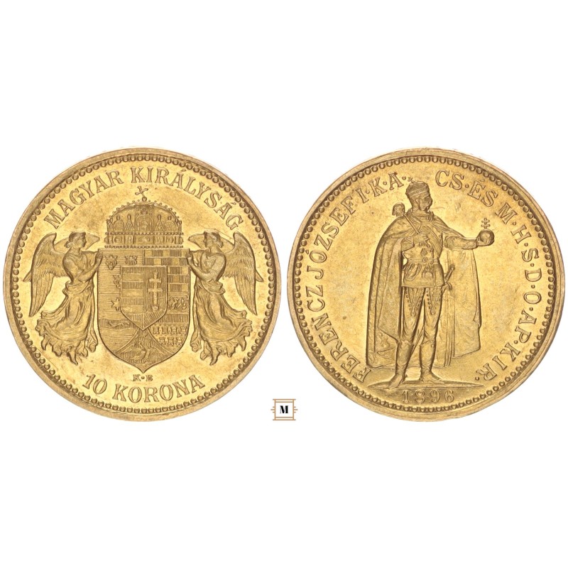 Ferenc József 10 korona 1896 KB, R! Ferenc József 10 korona 1896 KB, R!