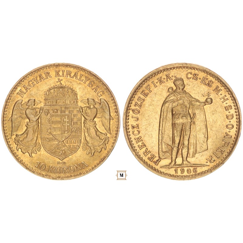 Ferenc József 10 korona 1906 KB Ferenc József 10 korona 1906 KB