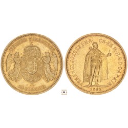Ferenc József 10 korona 1892 KB