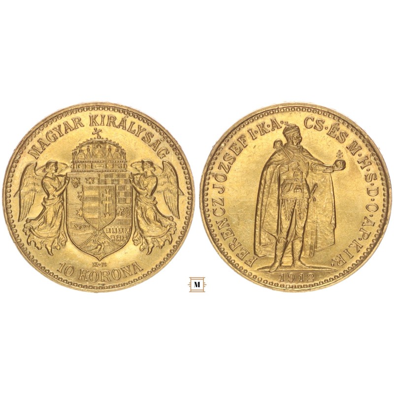 Ferenc József 10 korona 1912 KB R! Ferenc József 10 korona 1912 KB R!