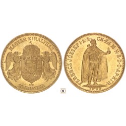 Ferenc József 10 korona 1909 KB