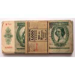 10 pengő 1936 97 db sorszámkövető