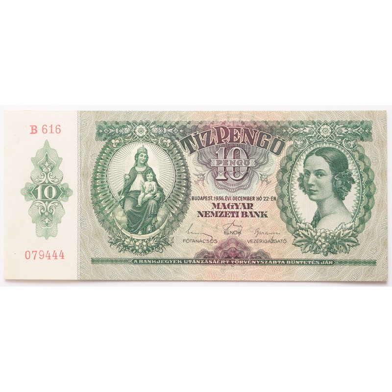 10 pengő 1936 10 pengő 1936