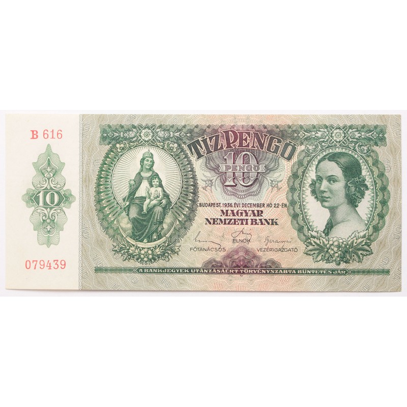 10 pengő 1936 10 pengő 1936