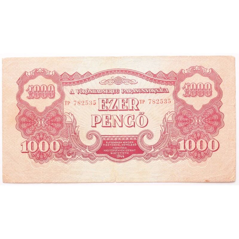 Vörös Hadsereg 1000 pengő 1944 Vörös Hadsereg 1000 pengő 1944