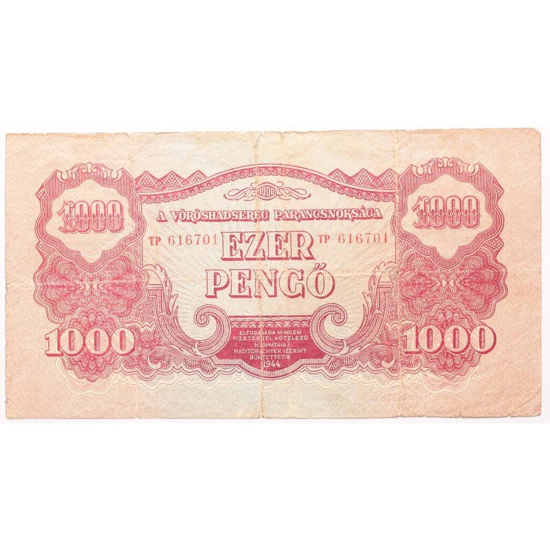 Vörös Hadsereg 1000 pengő 1944 Vörös Hadsereg 1000 pengő 1944
