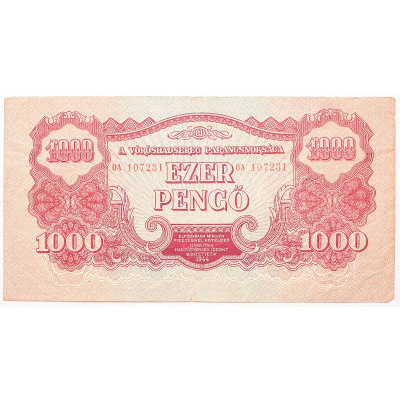 Vörös Hadsereg 1000 pengő 1944 Vörös Hadsereg 1000 pengő 1944