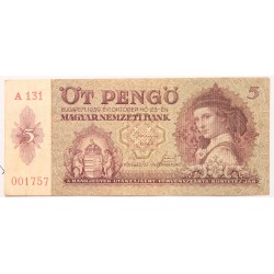 5 pengő 1939