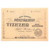Pénztárjegy 10000 adópengő 1946