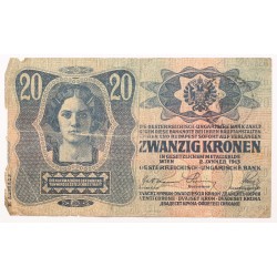 20 korona 1913 /1919/ Románia FB. Erdély