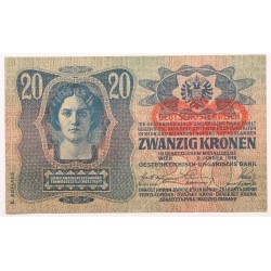 20 korona 1913 II. kiadás DÖ FB.