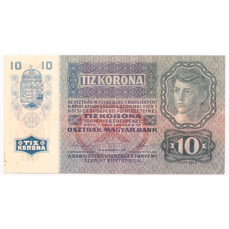 10 korona 1915 DÖ FB. 10 korona 1915 DÖ FB.