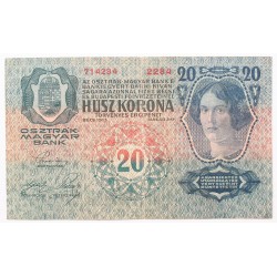 20 korona 1913 I. Kiadás