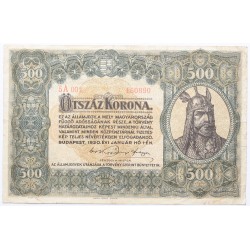 500 korona 1920