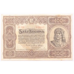 100 korona 1920