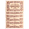100 korona 1920 6db sorszámkövető