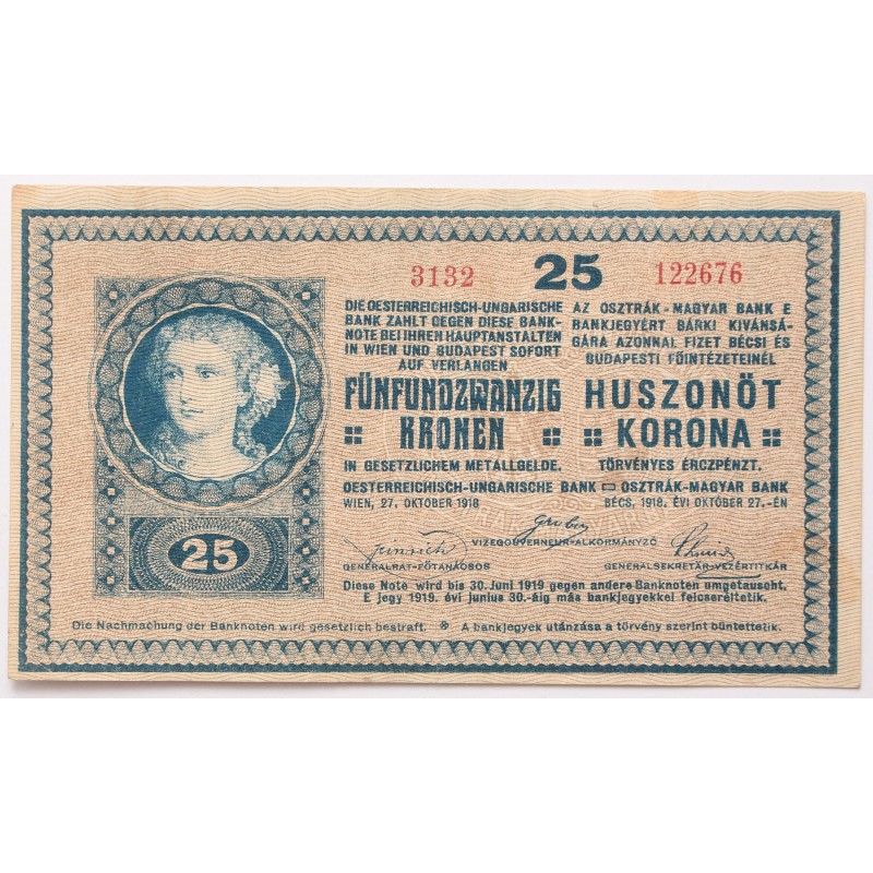 25 korona 1918 25 korona 1918