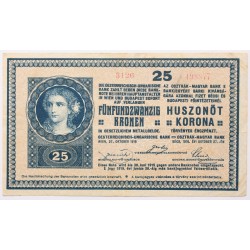 25 korona 1918