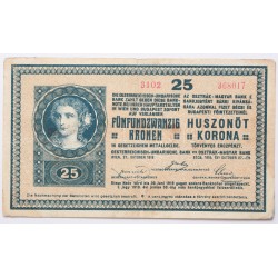 25 korona 1918