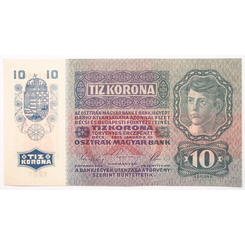 10 korona 1915 /1919/ DÖ FB. 10 korona 1915 /1919/ DÖ FB.