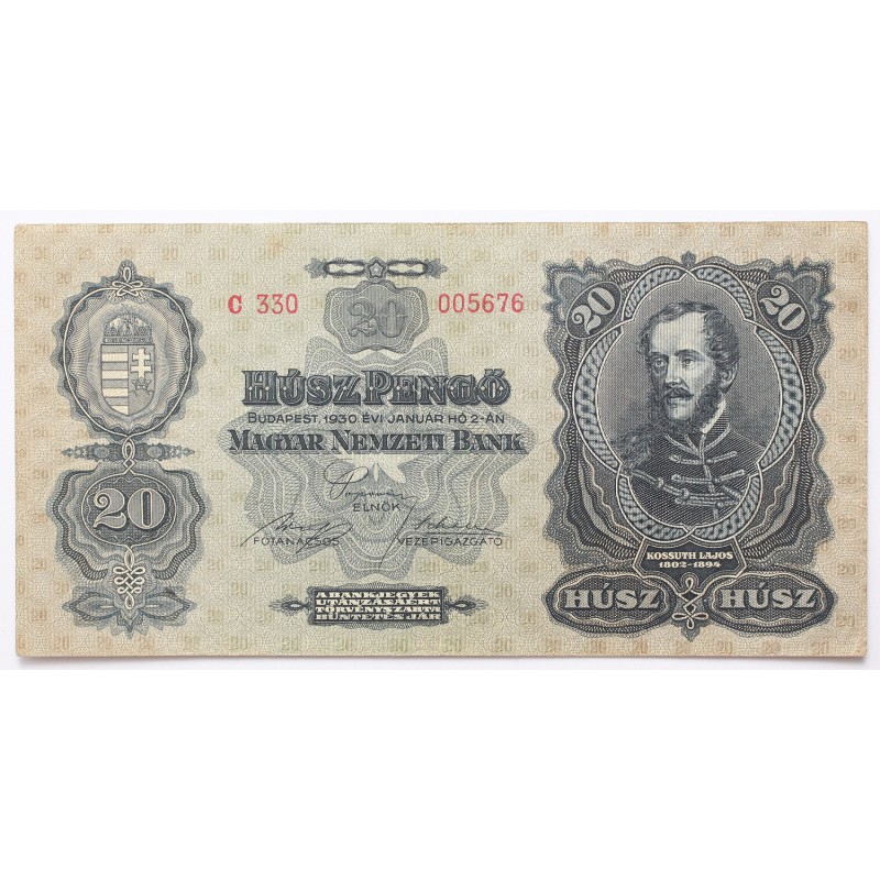 20 pengő 1930 20 pengő 1930
