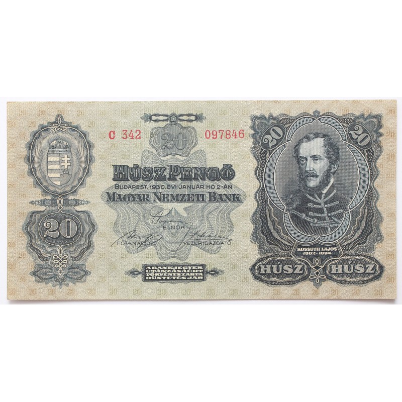 20 pengő 1930 20 pengő 1930