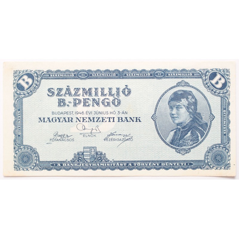 Százmillió B.-Pengő 1946 Százmillió B.-Pengő 1946
