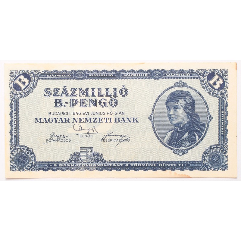 Százmillió B.-Pengő 1946 Százmillió B.-Pengő 1946