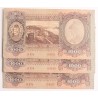 1000 pengő 1943 2db sorszámkövető + 1db közeli sorszám