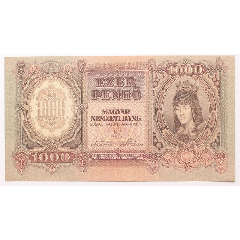 1000 pengő 1943 1000 pengő 1943
