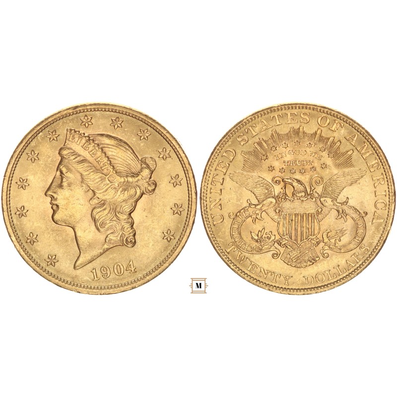 USA 20 dollars 1904 USA 20 dollars 1904