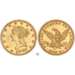 USA 10 dollars 1847 O