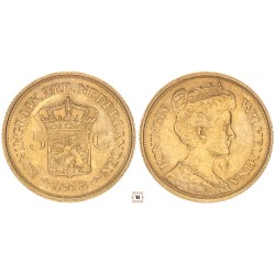 Hollandia 5 gulden 1912