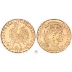 Franciaország 10 francs 1901
