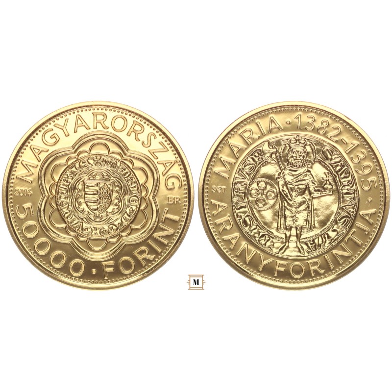 50000 forint Mária aranyforintja 2014 BP 50000 forint Mária aranyforintja 2014 BP