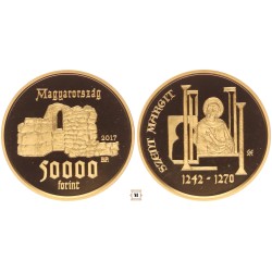 50000 forint Szent Margit 2017 BP
