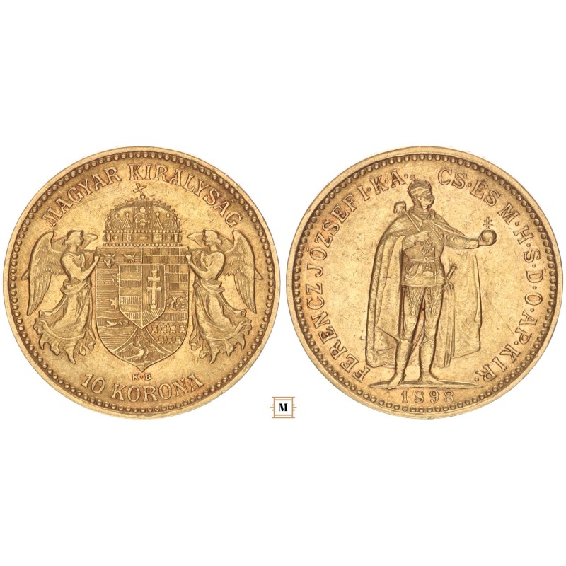 Ferenc József 10 korona 1898 KB Ferenc József 10 korona 1898 KB