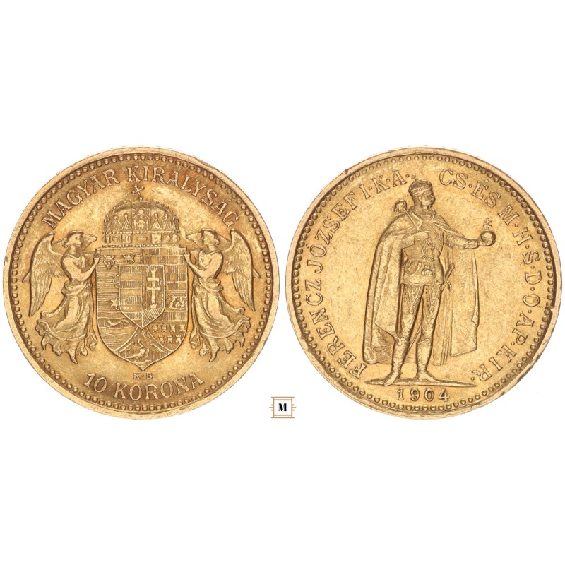 Ferenc József 10 korona 1904 KB Ferenc József 10 korona 1904 KB