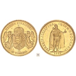 Ferenc József 10 korona 1907 KB